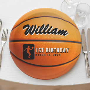 Basketball Geburtstagsparty Pappteller