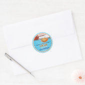 Basketball Geburtstagsparty Stickers (Umschlag)