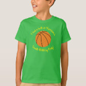 Basketball Geburtstagsparty T-Shirt (Vorderseite)