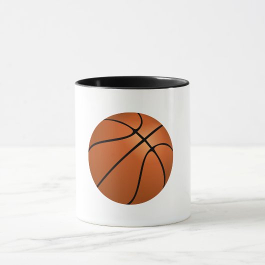 Basketball Geburtstagsparty Thema Tasse (Zentrum)