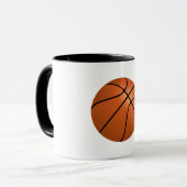 Basketball Geburtstagsparty Thema Tasse (Vorderseite Links)