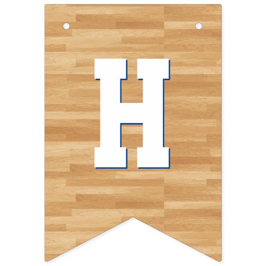 Basketball Geburtstagsparty Wimpelkette (Zweite Fahne)