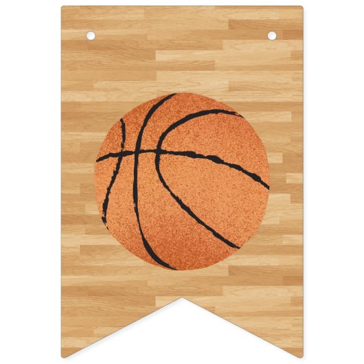 Basketball Geburtstagsparty Wimpelkette (Erste Fahne)