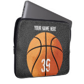 Basketball (gemasert) laptopschutzhülle (Vorne Rechts)