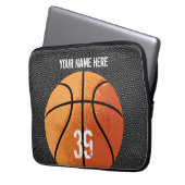 Basketball (gemasert) laptopschutzhülle (Vorderseite Links)