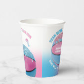 Basketball-Genderoffenbarung Pappbecher (Rechts)