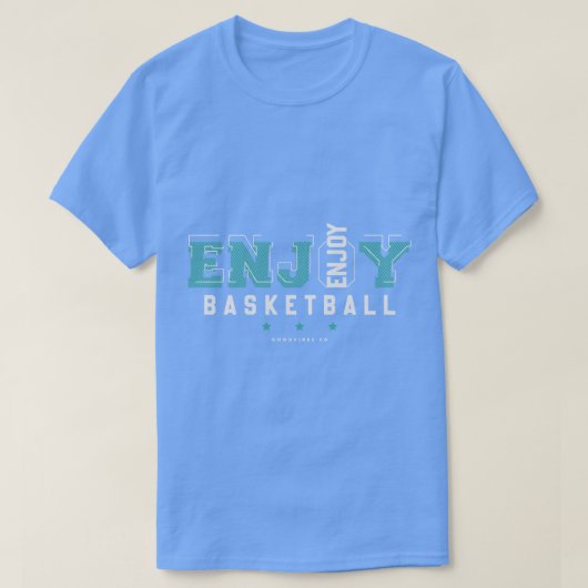 Basketball genießen (1) T-Shirt (Design vorne)