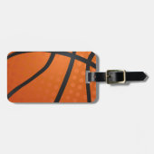 Basketball Gepäckanhänger (Vorderseite horizontal)