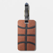 Basketball Gepäckanhänger (Rückseite vertikal)