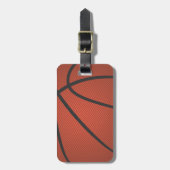 Basketball Gepäckanhänger (Vorderseite vertikal)