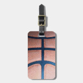 Basketball Gepäckanhänger (Vorderseite vertikal)