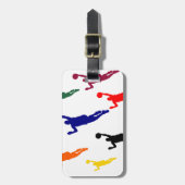 BASKETBALL GEPÄCKANHÄNGER (Vorderseite vertikal)