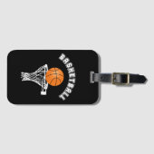 Basketball Gepäckanhänger (Vorderseite (Horizontal))