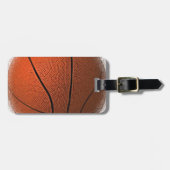 Basketball Gepäckanhänger (Vorderseite horizontal)