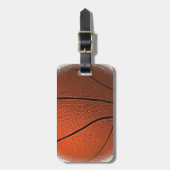 Basketball Gepäckanhänger (Vorderseite vertikal)