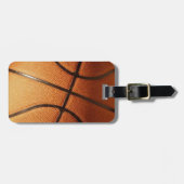 Basketball Gepäckanhänger (Vorderseite horizontal)