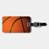 Basketball Gepäckanhänger (Vorderseite horizontal)