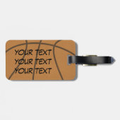 Basketball-Gepäckanhänger Gepäckanhänger (Rückseite horizontal)