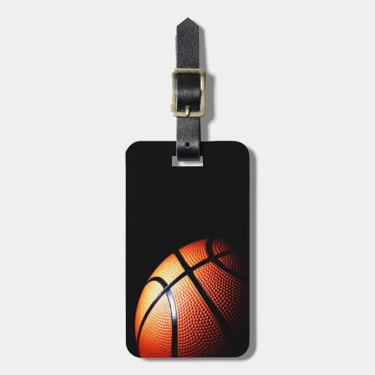 Basketball-Gepäckanhänger Gepäckanhänger (Vorderseite vertikal)