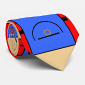 Basketball-Gerichts-Krawatte Krawatte (Gerollt)