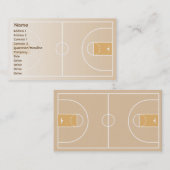 Basketball - Geschäft Visitenkarte (Vorne/Hinten)