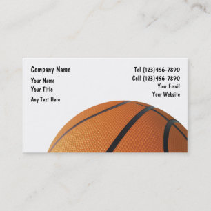 Basketball-Geschäftskarten Visitenkarte