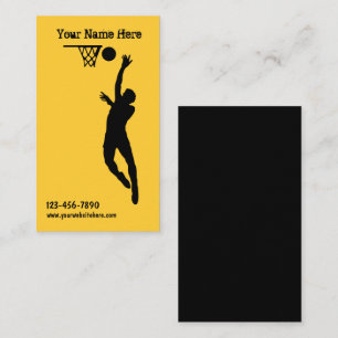 Basketball-Geschäftskarten Visitenkarte