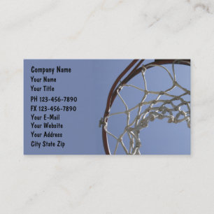 Basketball-Geschäftskarten Visitenkarte