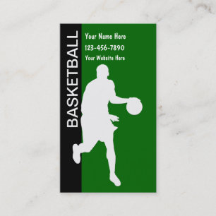 Basketball-Geschäftskarten Visitenkarte