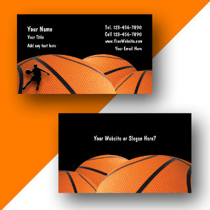 Basketball-Geschäftskarten Visitenkarte