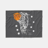 Basketball-Geschenk für Trainer Männer Jugend Ball Fleecedecke (Vorderseite (Horizontal))