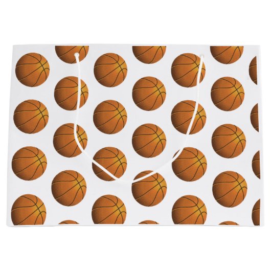 Basketball-Geschenk Große Geschenktüte (Vorderseite)