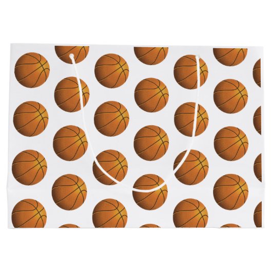 Basketball-Geschenk Große Geschenktüte (Rückseite)