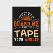 Basketball-Geschenk Karte (Gelbe Blume)