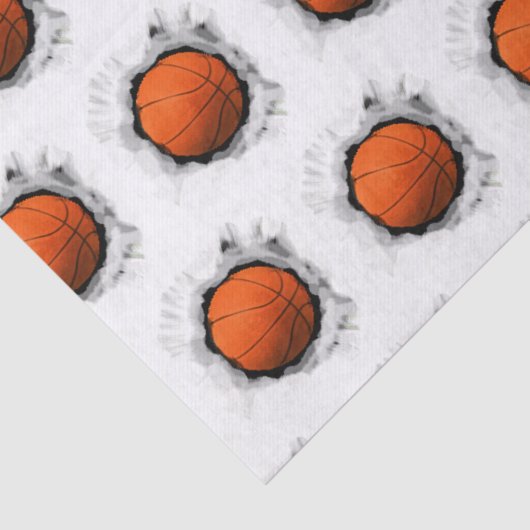 Basketball-Geschenk Seidenpapier (Ausschnitt)
