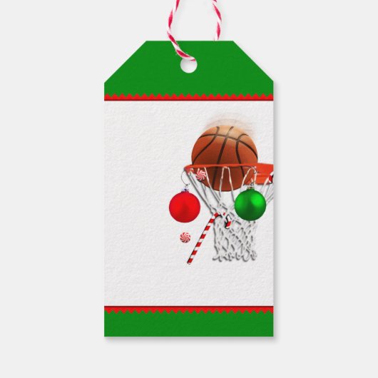 Basketball Geschenkanhänger (Rückseite)