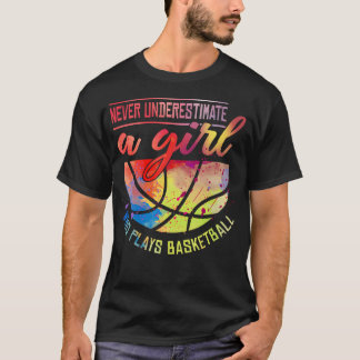 Basketball-Geschenke für jugendliche Mädchen Bunte T-Shirt