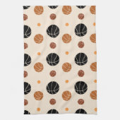 Basketball, Geschenkmuster Geschirrtuch (Vertikal)