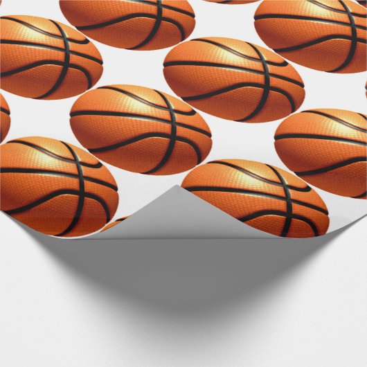 Basketball Geschenkpapier (Ecke)