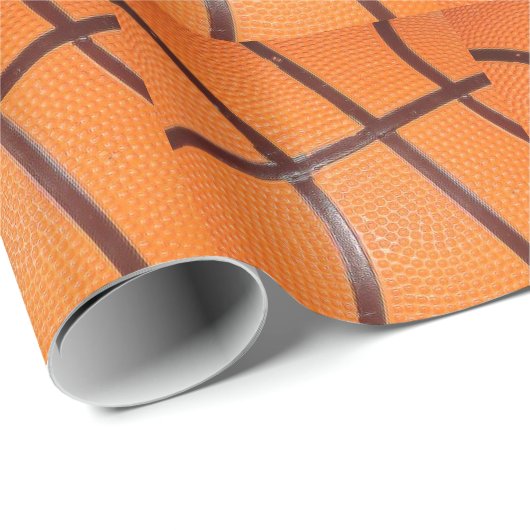 Basketball Geschenkpapier (Rolleneckpunkt)
