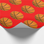 Basketball Geschenkpapier (Ecke)