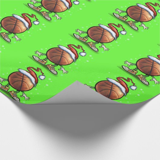 Basketball Geschenkpapier (Ecke)