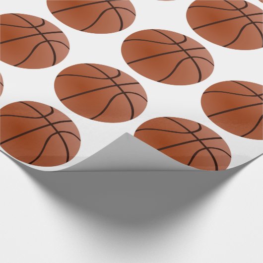 Basketball Geschenkpapier (Ecke)