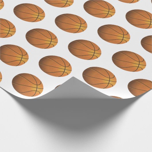 Basketball Geschenkpapier (Ecke)