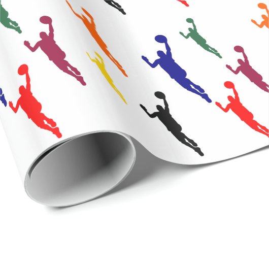 BASKETBALL GESCHENKPAPIER (Rolleneckpunkt)