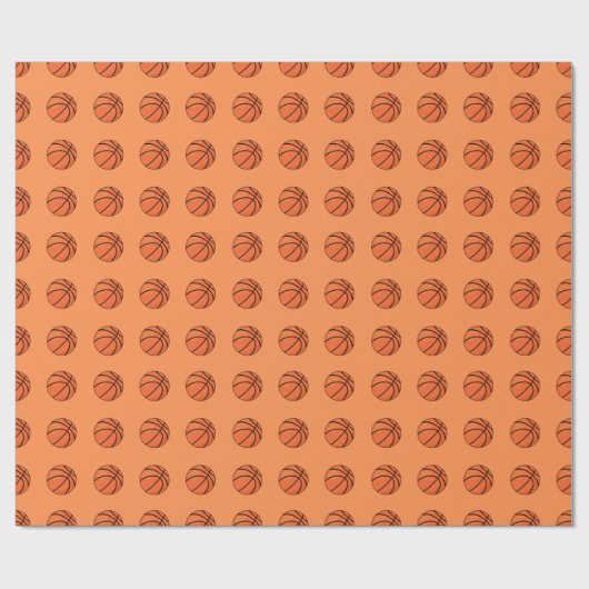 Basketball Geschenkpapier (Flach)