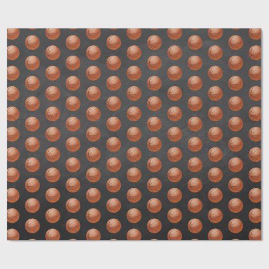 Basketball Geschenkpapier (Flach)