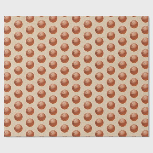 Basketball Geschenkpapier (Flach)