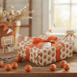 Basketball Geschenkpapier