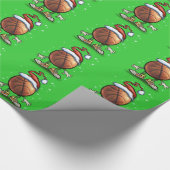 Basketball Geschenkpapier (Ecke)